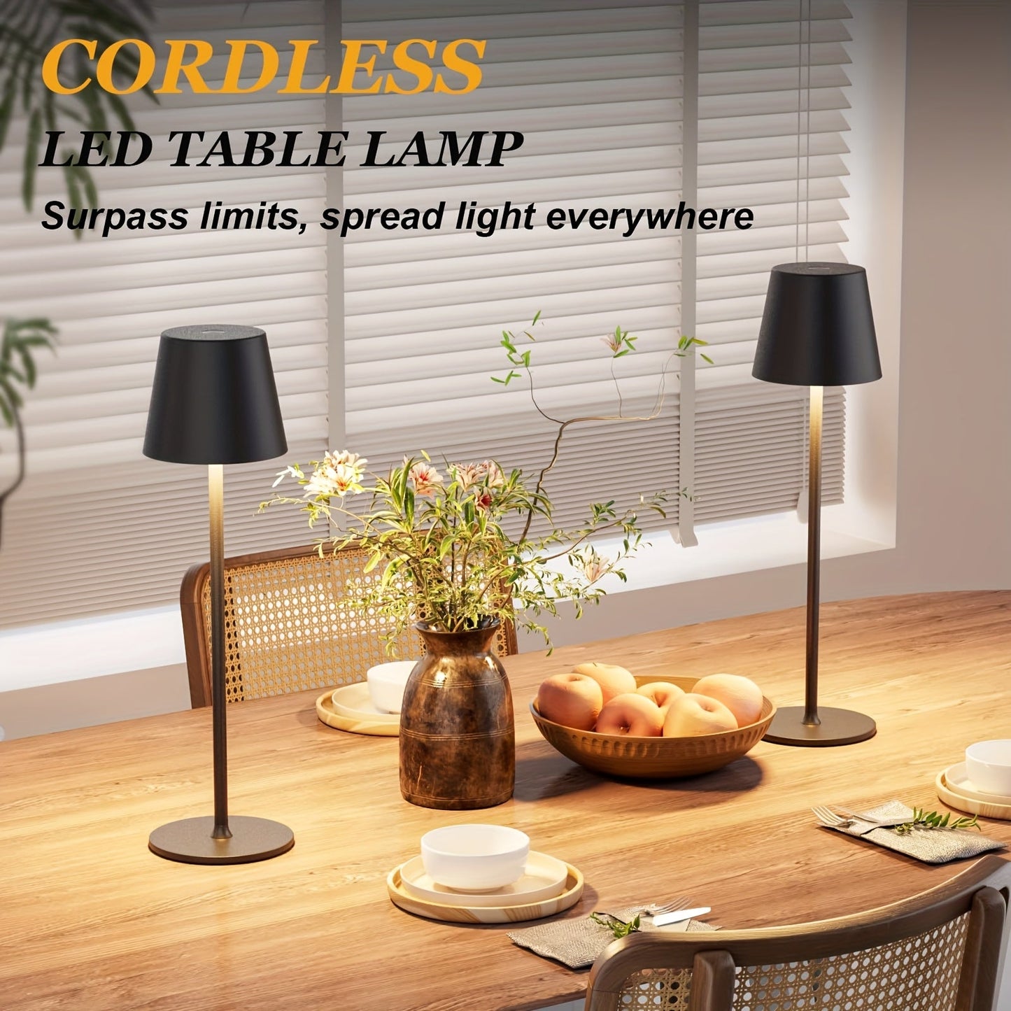 Stilvolle Drahtlose Tischlampe – Modern und Praktisch