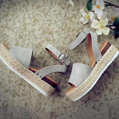 Damen Plattform Espadrille Sandalen – Stilvolles und bequemes Sommer-Schuhwerk