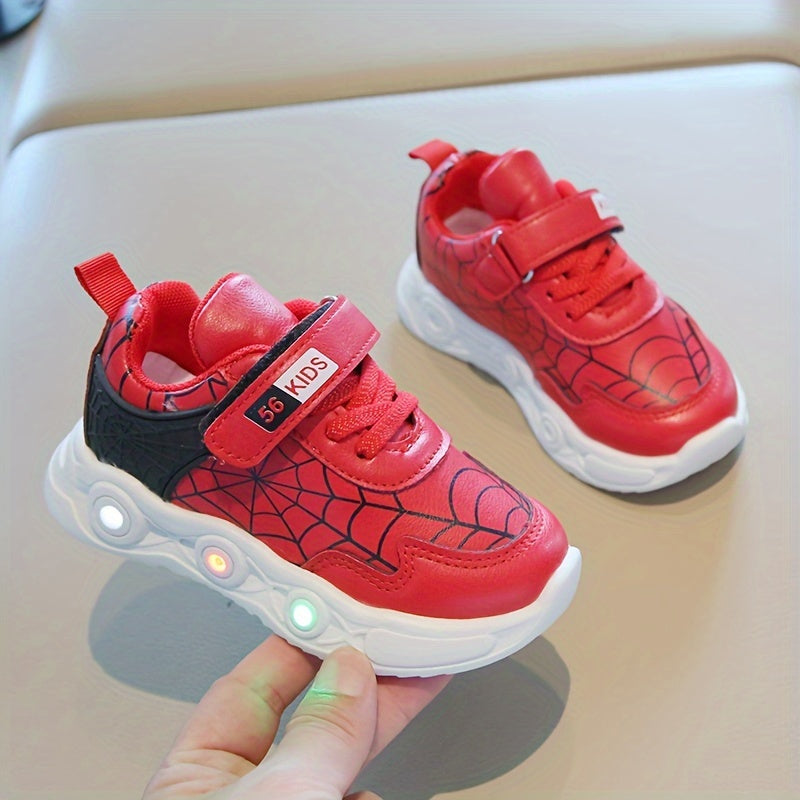 Spider-Net LED Sneakers - Für Abenteuerlustige Kinder