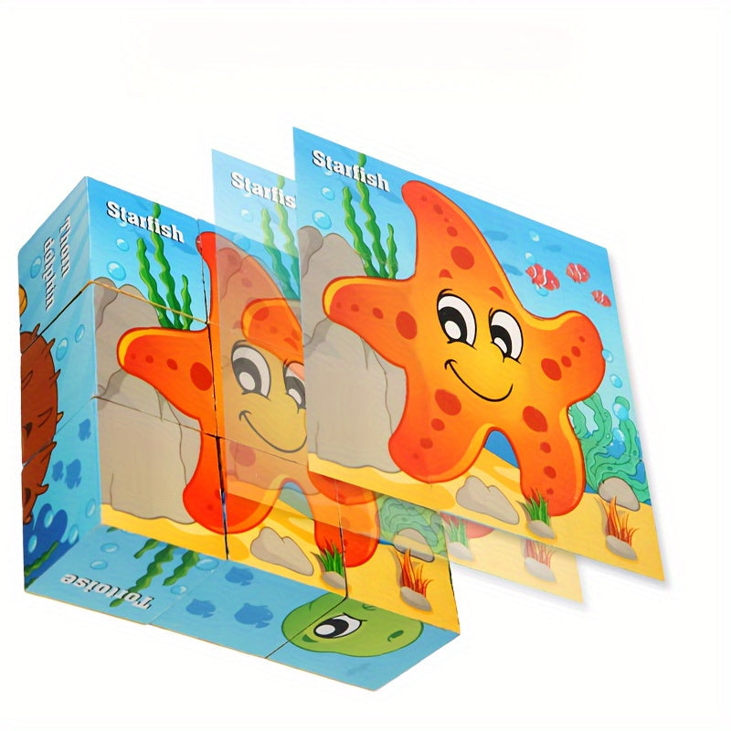 Bunte Blockpuzzle Abenteuer - Lernspielzeug für Kinder