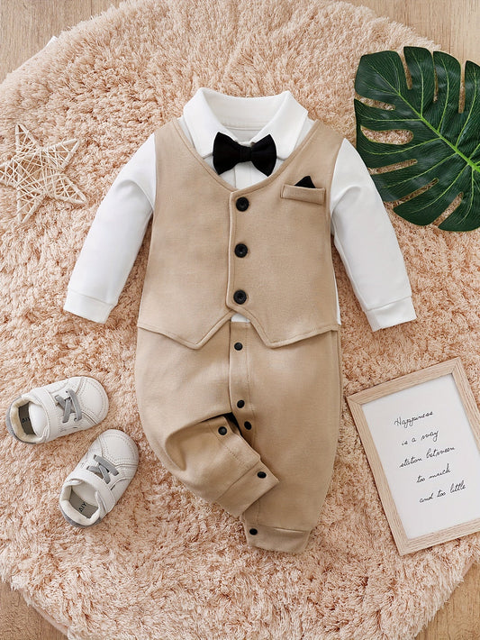Oliver Gentleman Strampler – Elegantes Baby-Outfit mit Fliege