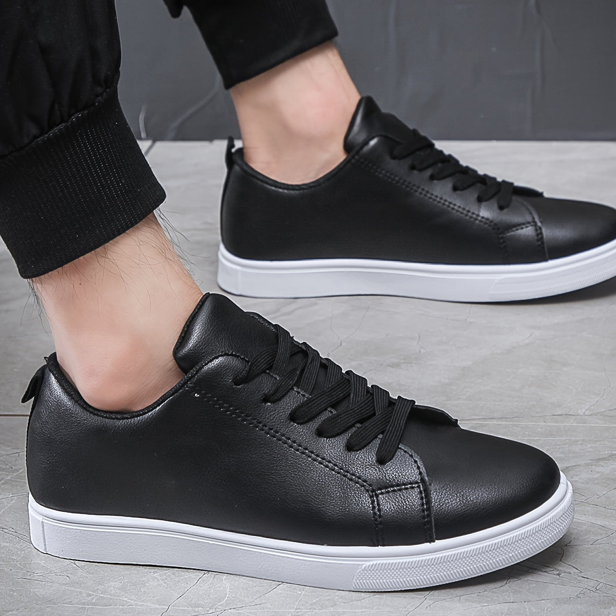 Herren Freizeit Sneaker mit Schnürsenkeln – Komfortabel und Modern für Frühling und Sommer