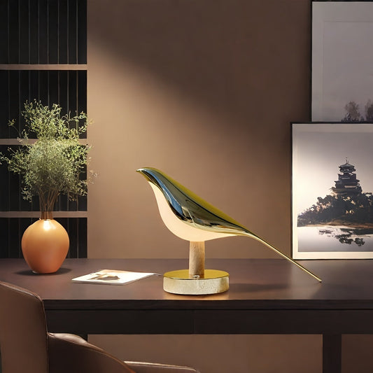 Vogelförmige LED-Lampe – Eleganz und Ruhe in jedem Raum