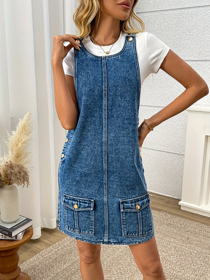 Morin Denim Overall Kleid – Lässig und Chic