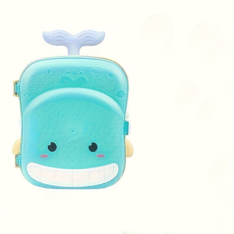 Wal-Themen Strandspielzeug-Set für Babys – 8-teiliges Reiseetui