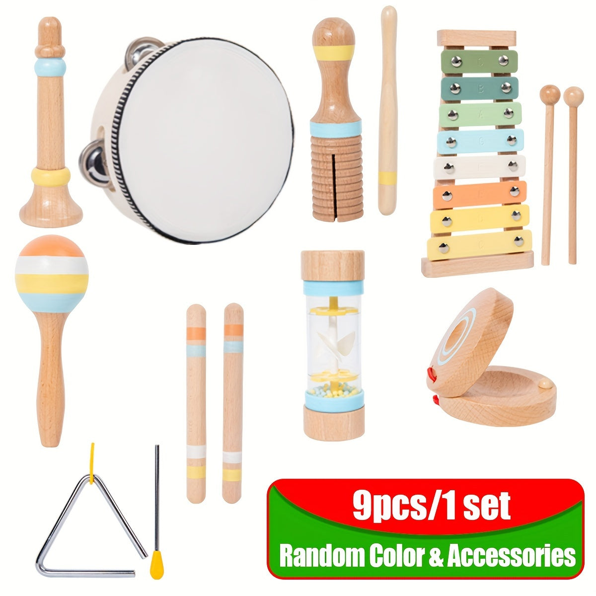 Pädagogisches Musikinstrumente-Set – Perfekt für kreative Entwicklung