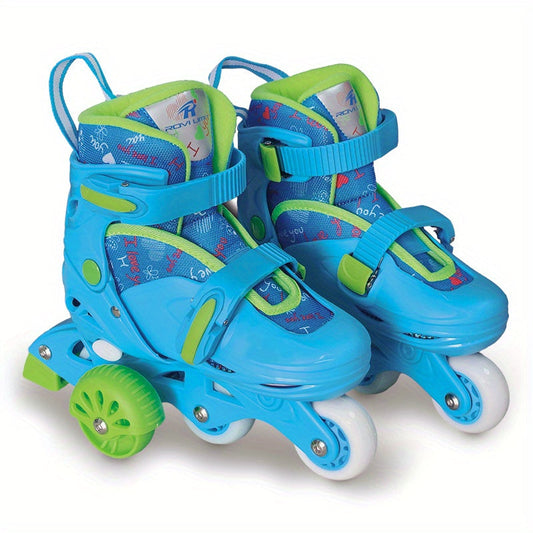 LichtBlits Verstellbare Rollerschuhe - Für Kinder mit Stil und Geschwindigkeit