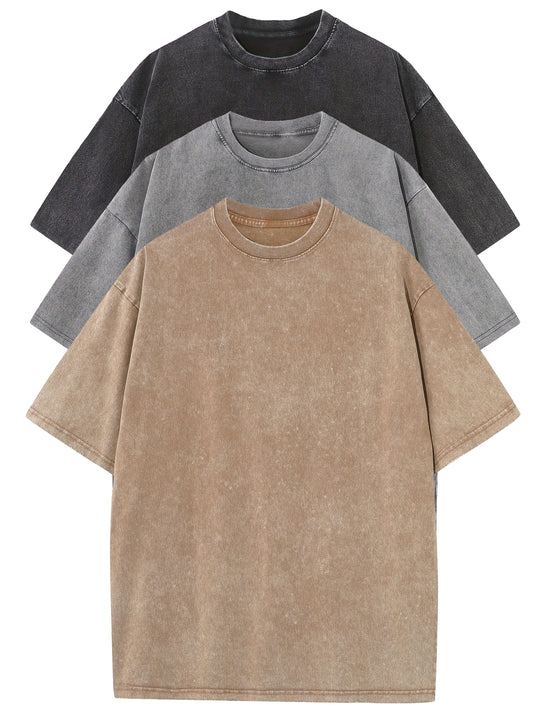 Entspannte Herren T-Shirts 3er-Pack – Weicher und Nachhaltiger Tragekomfort