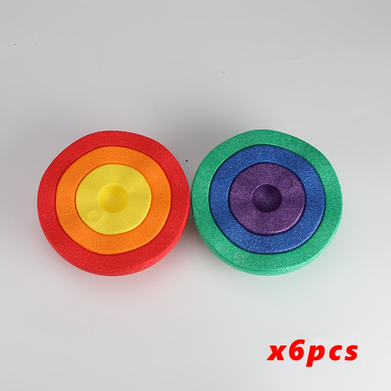 Set von 6 Buntigen Balanceboards – Ideal für Kraft, Koordination und Training