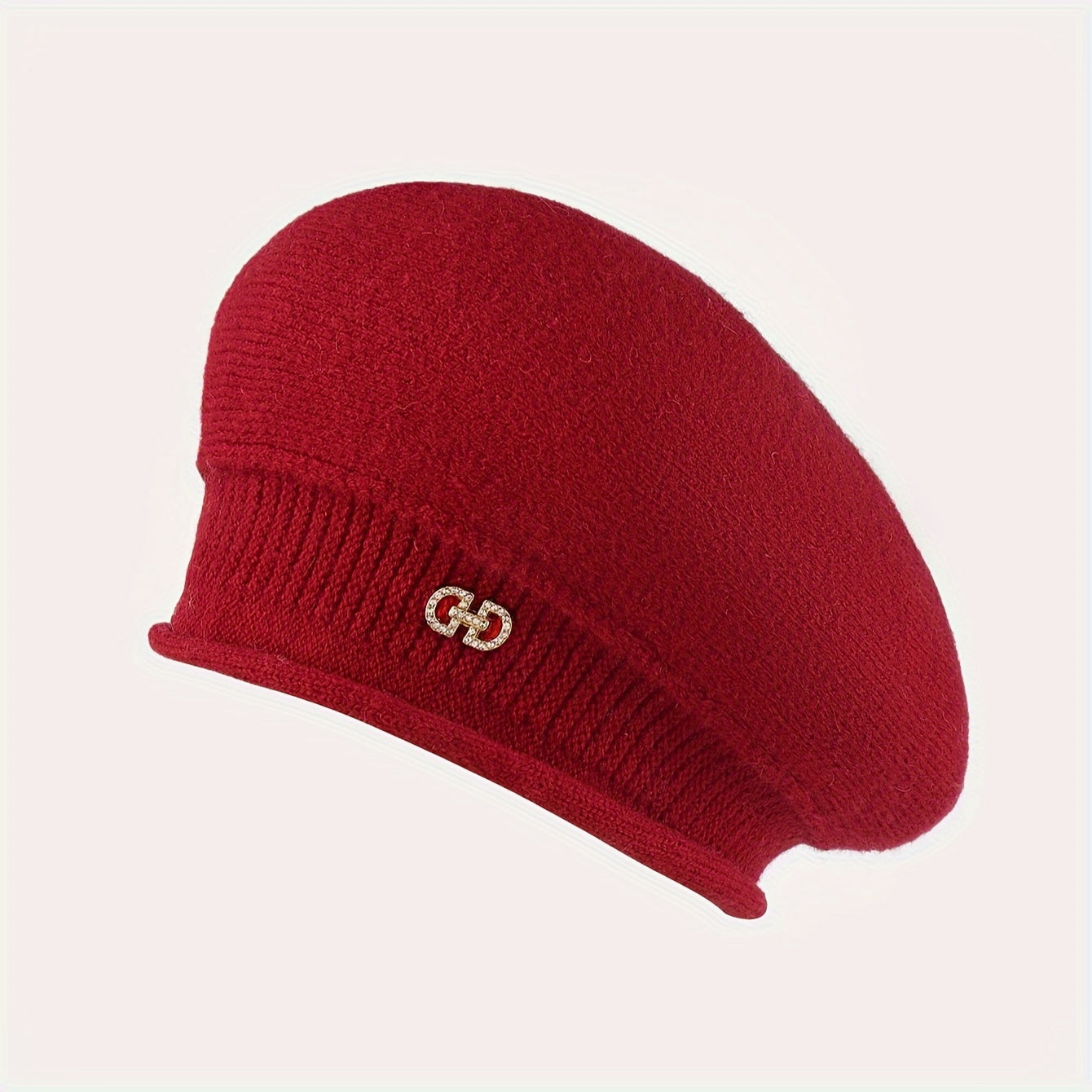 Chic gestricktes Beret für Damen – Eleganz und Wärme für den Winter