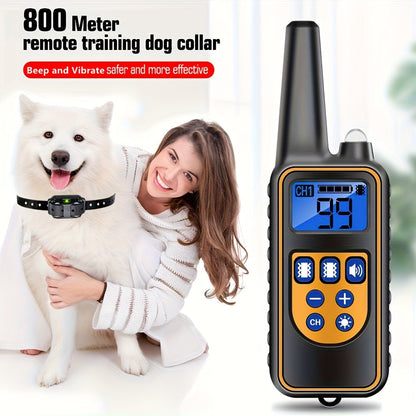 Smart Trainer Pro – Wiederaufladbarer Fernhundehalsband mit Piepton & Vibration