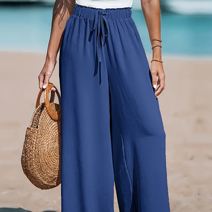 Damen Hohe Taille Weite Hose – Komfortabel und Elegant