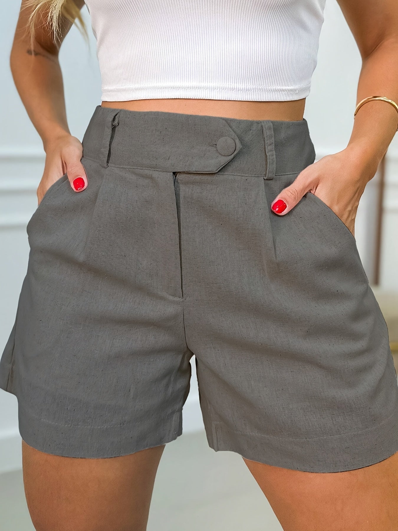 Elegante High Waist Shorts – Komfort und Stil in Einem