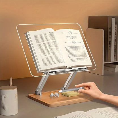 Ergonomischer Acryl-Leseständer – Verstellbar und Stilvoll
