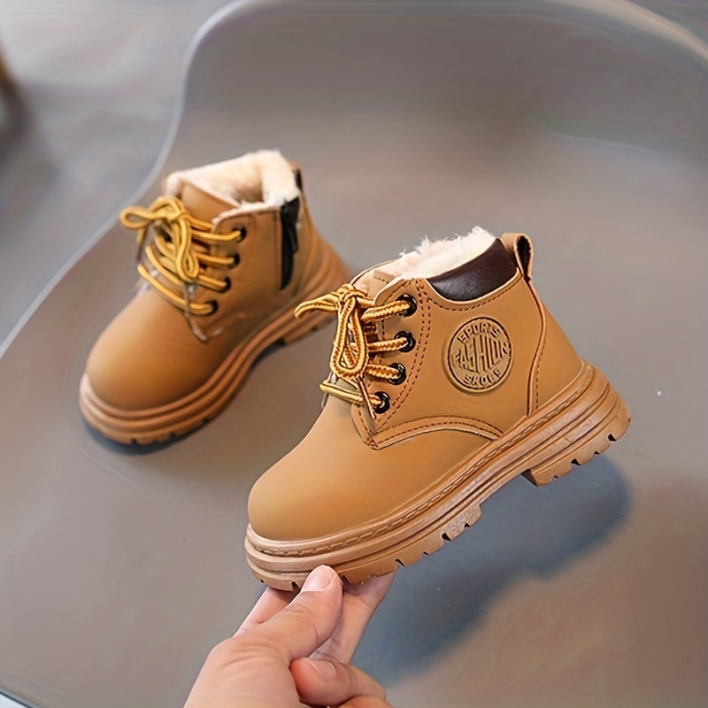 Trendy Fleece Stiefel für Jungen - Warm und Wasserdicht