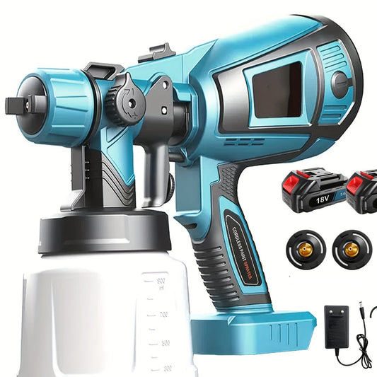 ProSpray Farbsprüher – Kabellos mit 2 Batterien und 1000ml Abnehmbarem Behälter
