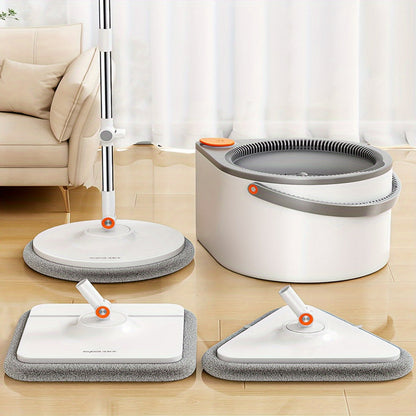 FlexiClean Spin Mop Set – Handsfree, Verstellbar und Effizientes Reinigen