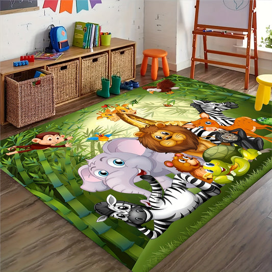 SafariAbenteuer Teppich - Für Eine Verspielte Atmosphäre im Kinderzimmer