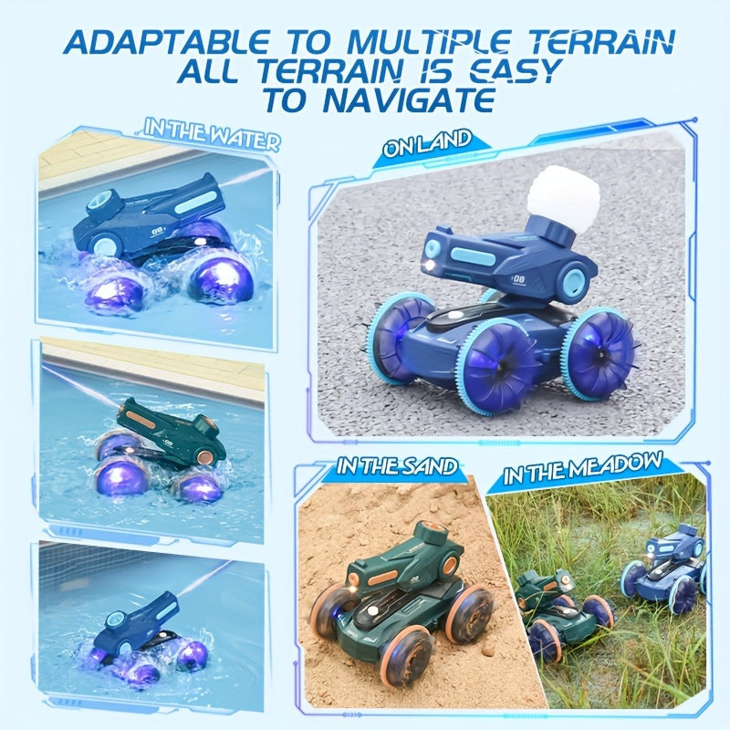 SplashRider Amphibischer RC Wasserkanonen Truck – Spritziger Spielspaß