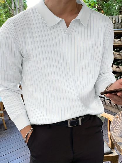Ruben Ripp-Polo Pullover – Für stilvolle Herbst- und Wintertage
