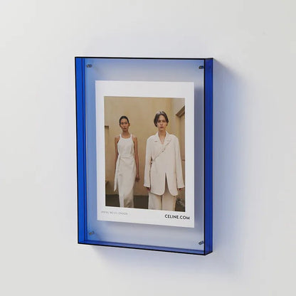 Lebendiger Acryl-Displayrahmen – Moderner farbiger Bilderhalter