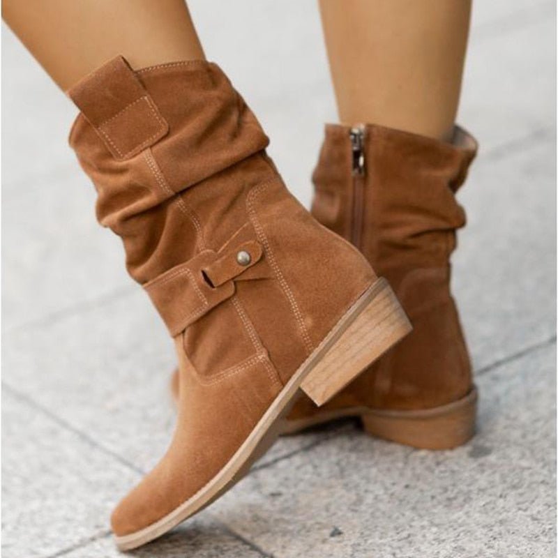 Sienna Wildleder Stiefeletten für Damen – Für einen Eleganten und Komfortablen Look