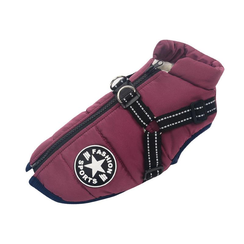 Wasserfeste Hundewinterjacke