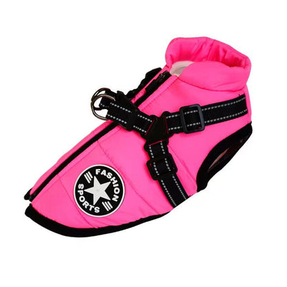 Wasserfeste Hundewinterjacke