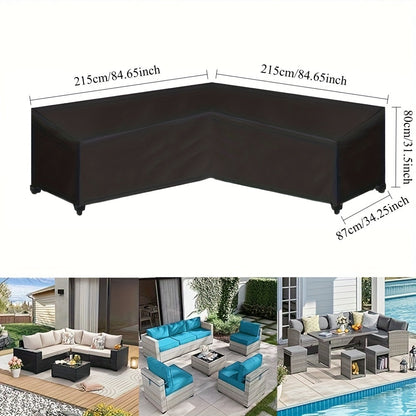 ShieldGuard Outdoor Abdeckung – Robuster Schutz für V-förmige Loungemöbel