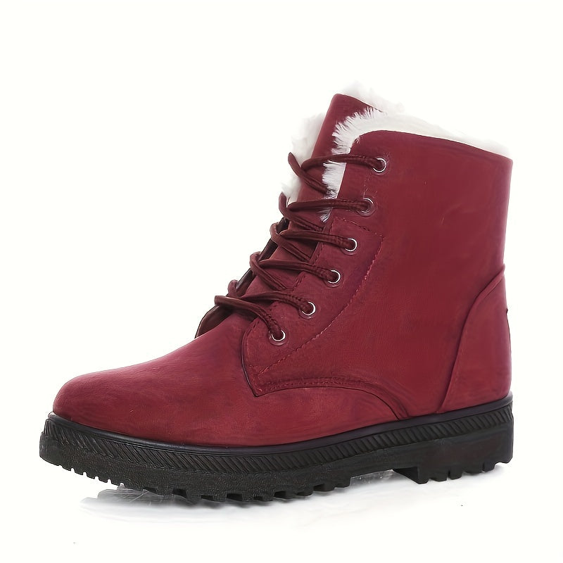 Damen Stilvolle Winter Stiefeletten - Halte deine Füße warm und komfortabel