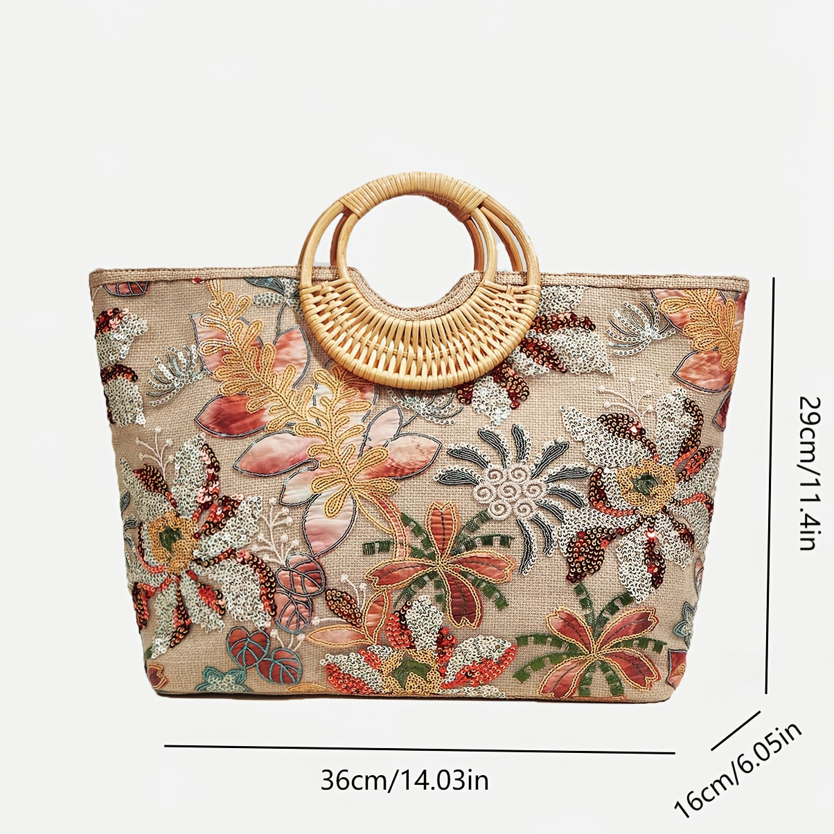 Florale Eleganz Tote – Stilvoll und Praktisch
