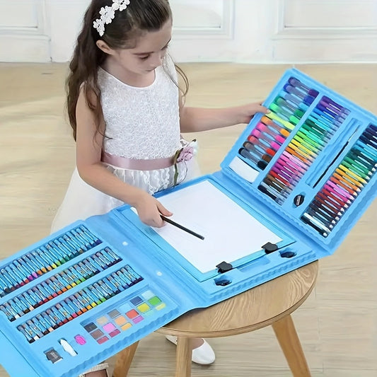 Komplettes 208-teiliges Kunstset – Professionelle Qualität für junge Kreative