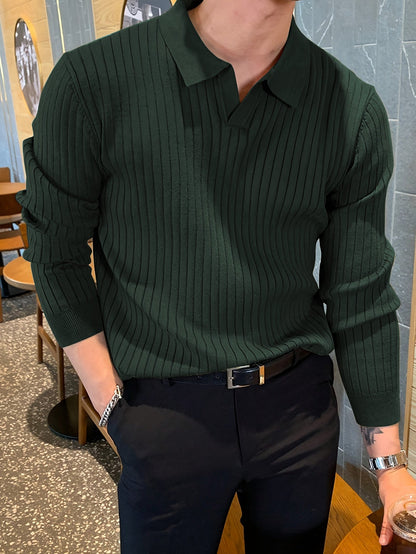 Ruben Ripp-Polo Pullover – Für stilvolle Herbst- und Wintertage