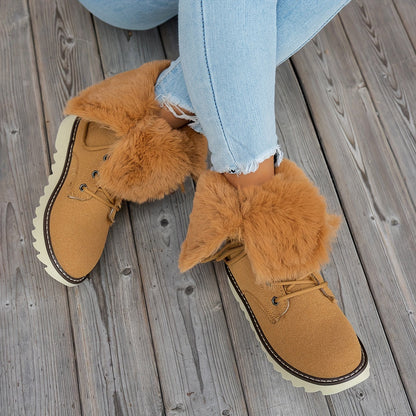 Lieke Winterstiefel mit Schnürung - Für Stil und Wärme