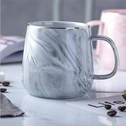MarmorTasse – Elegante Kaffeetasse mit Marmor-Design