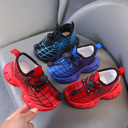 Spider-Web LED Sneakers - Strahlende Abenteuer für Kinder