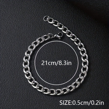 UrbanSteel Armbandenset – Cool und Trendy für Herren