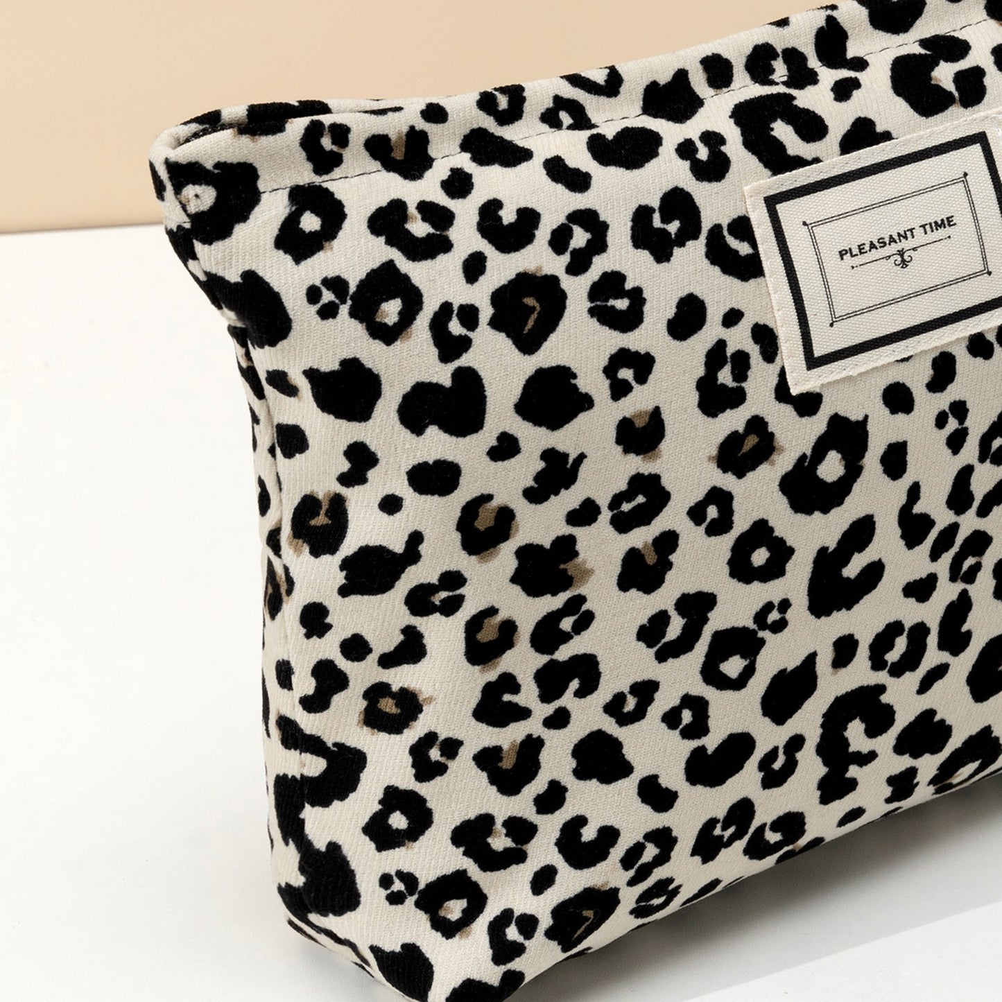 Schicke Leoparden-Make-up-Tasche – Kompakt und Funktional
