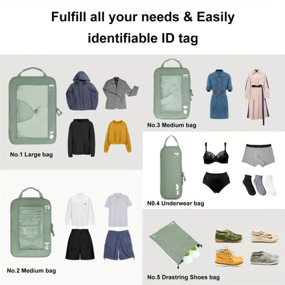 TravelSmart Kompressions-Reiseorganizer-Set – Effiziente Gepäcklösung