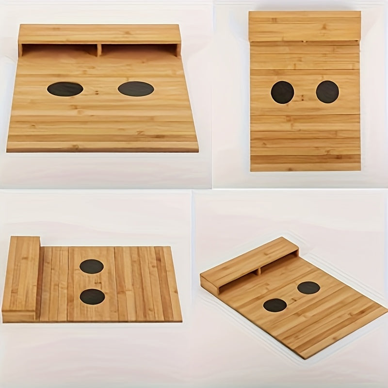 Natürlicher Armlehnen Tablett – Kompakt und Funktional