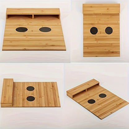 Natürlicher Armlehnen Tablett – Kompakt und Funktional