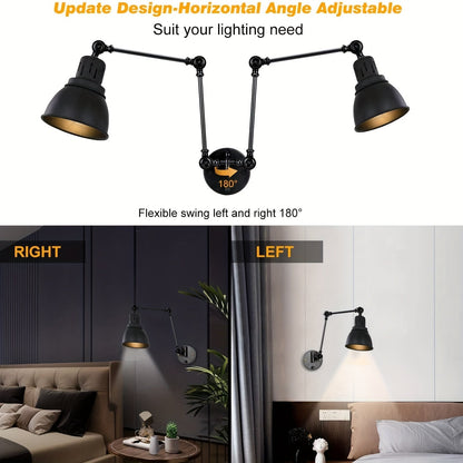 Industrielle Retro Wandlampe - Für stimmungsvolle Beleuchtung und Stil
