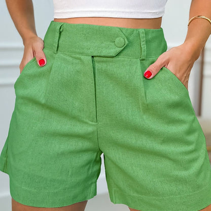 Elegante High Waist Shorts – Komfort und Stil in Einem