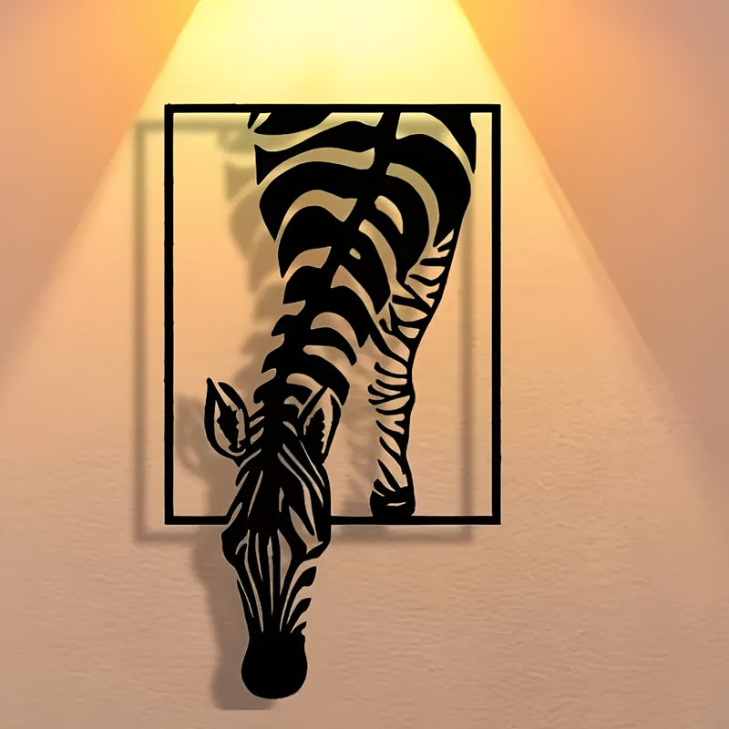 Zebra Silhouetten Wanddekoration – Stylische Eleganz für deinen Raum