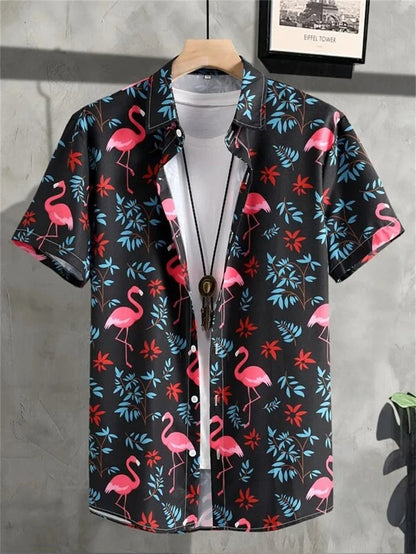TropicWave Palmprint Hemd – Frisch und Stilvoll für Herren
