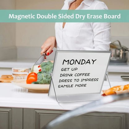 MagniBoard Magnetisches Whiteboard – Tragbar und beidseitig mit Ständer