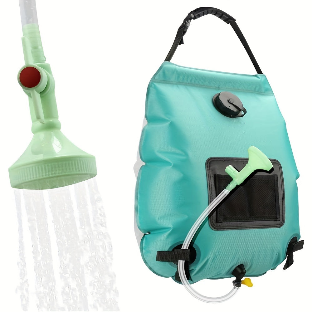 SunnyFlow Solar-Dusche Sack – Praktisch, Auslaufsicher und Mit Temperaturmesser