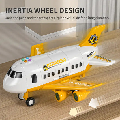 SkyAdventures Buntes Flugzeug – Interaktives Spielzeug für Junge Piloten