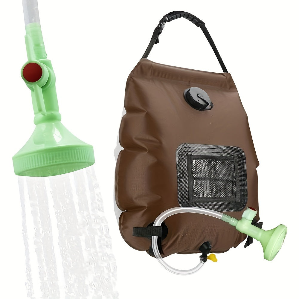 SunnyFlow Solar-Dusche Sack – Praktisch, Auslaufsicher und Mit Temperaturmesser