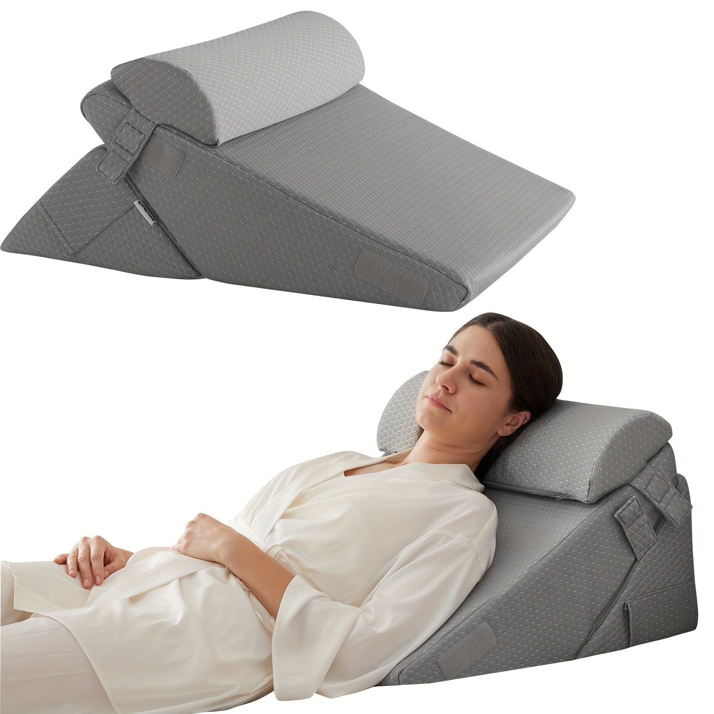 RelaxPlus Verstellbares Bett-Winkelkissen – Komfort und Unterstützung bei der Genesung